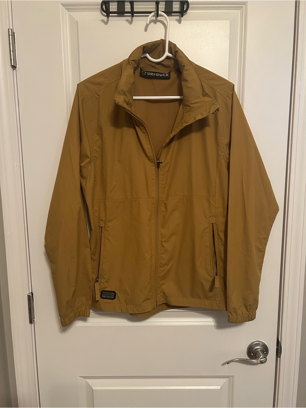 Women's Mustard Lightweight Rain Jacket